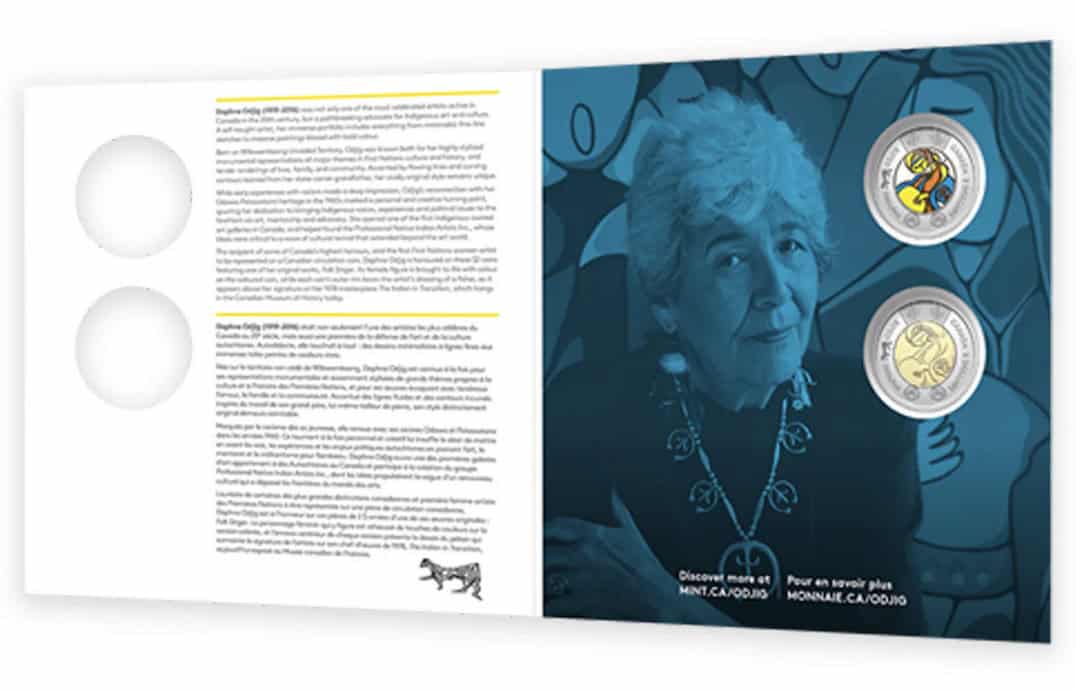 2025 Canada Celebrating the Life and Art of Daphne Odjig Commemorative Collector Keepsake Card - Image 2