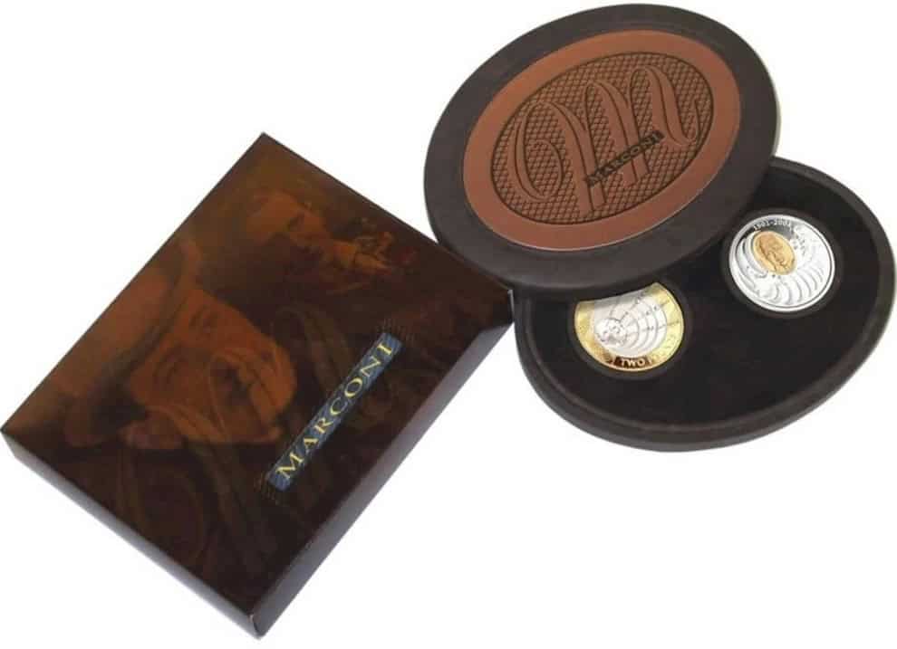 2001 Canada $5 Marconi - Anniversary of the 1st Wireless Transmission - Image 2
